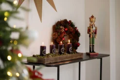 Adventslys 4 pk lilla