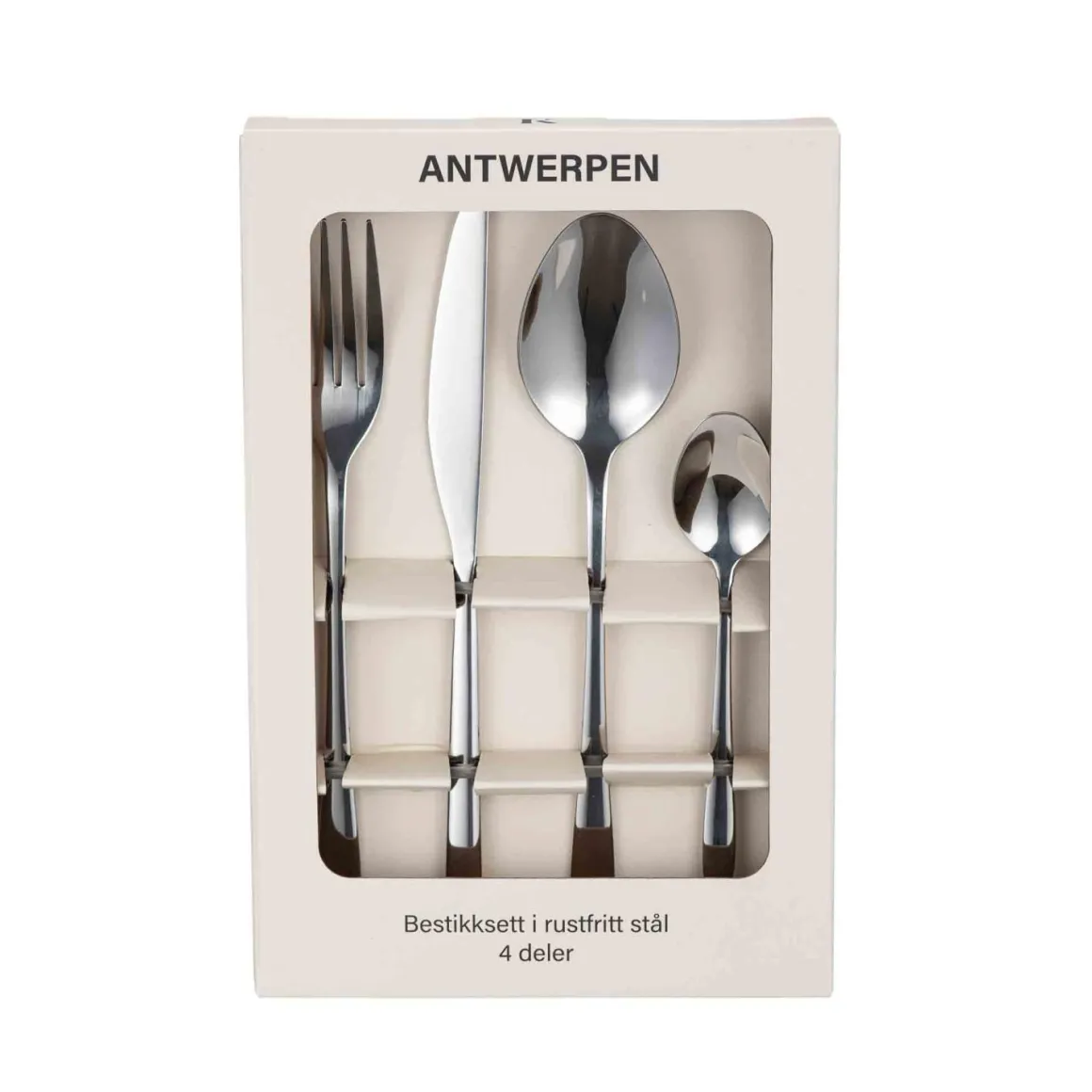 Bestikksett Antwerpen 4pk, sølv