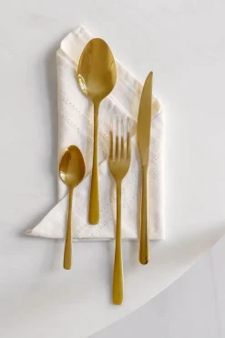 Bestikksett Antwerpen 4pk, gull
