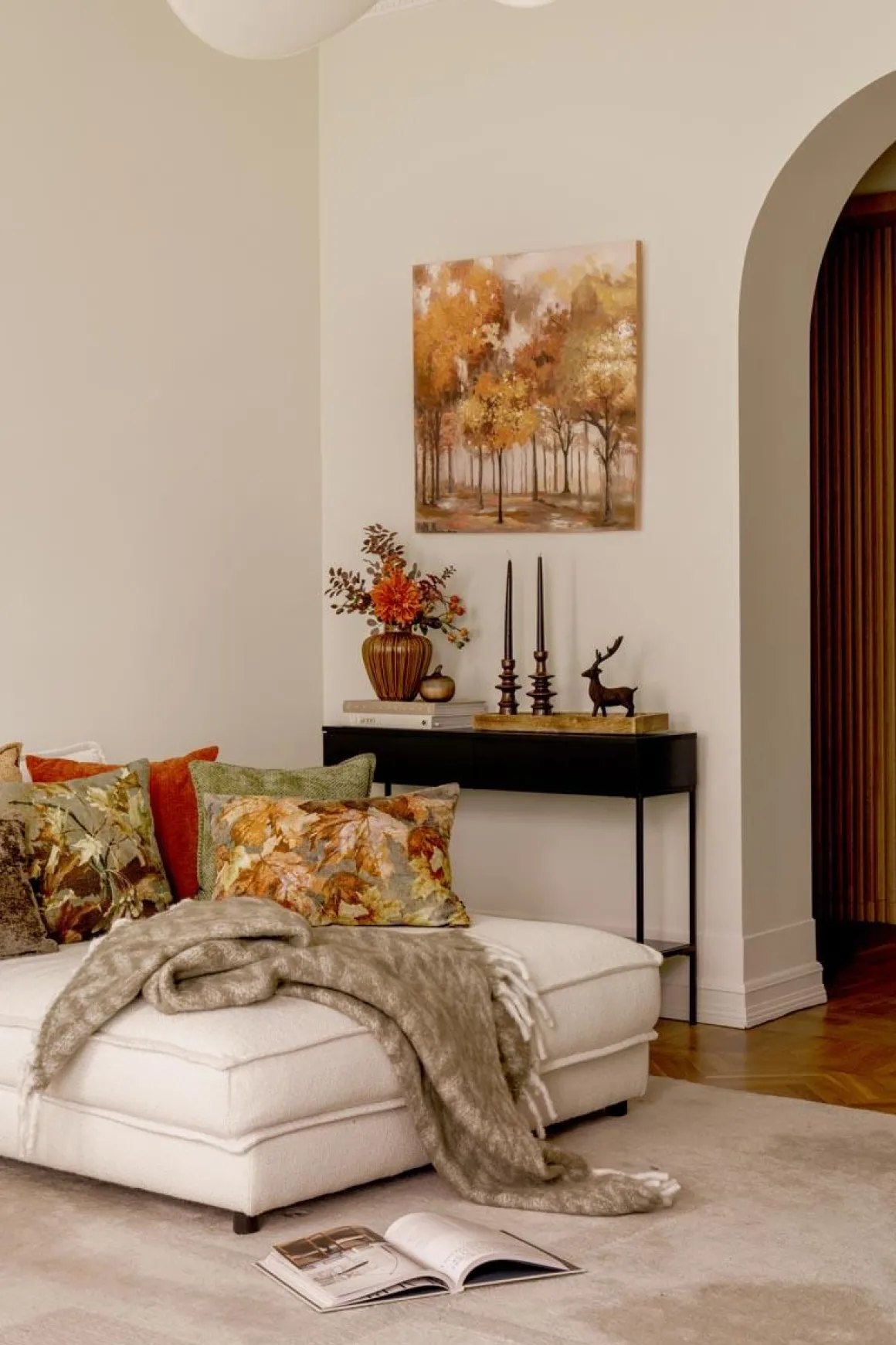 Bilde Høstskog 80x80cm