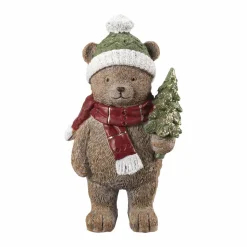 Bjørn med tre 7,5 cm brun