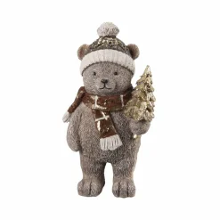 Bjørn med tre 7,5 cm grå