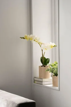 Blomsterpotte Scallop, beige