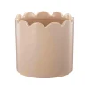 Blomsterpotte Scallop 13,5cm, beige