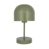 Bordlampe Napoli oppladbar 24 cm grønn