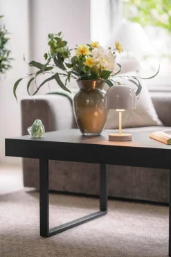 Bordlampe Napoli oppladbar 24 cm beige