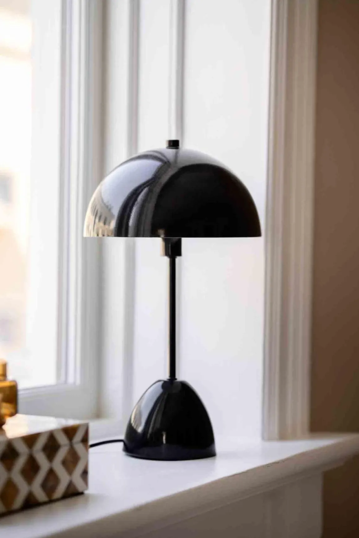 Bordlampe Paris 44 cm sort