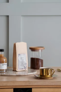 Cafesett Luksus kopp med skål