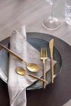 Dekkebrikke Josefine mørk brun