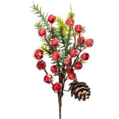 Dekor med røde bær