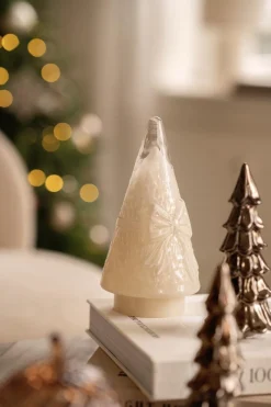 Dekortre i glass 22,5 cm