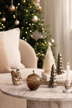 Dekortre i glass 22,5 cm