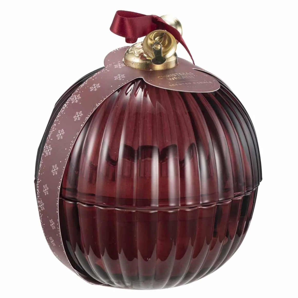 Duftlys julekule Christmas Wreath