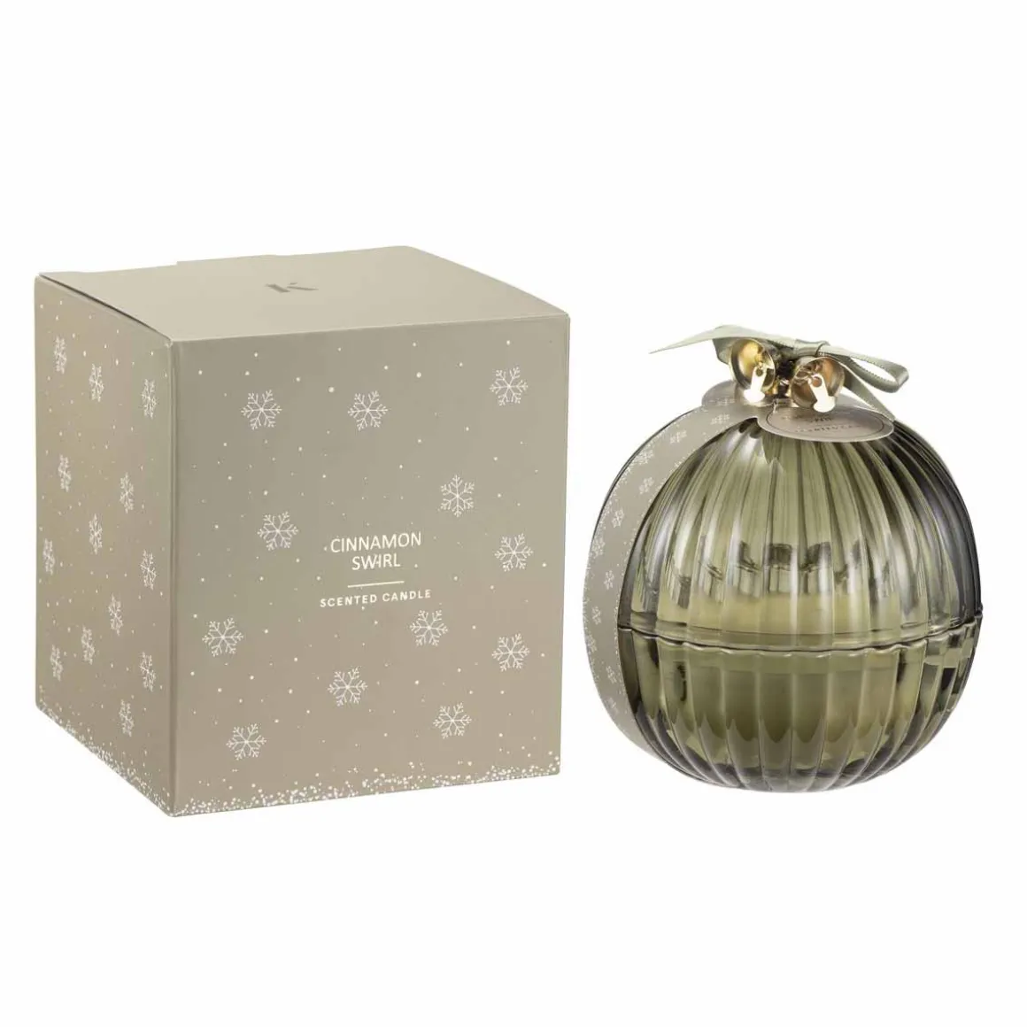 Duftlys julekule Cinnamon Swirl