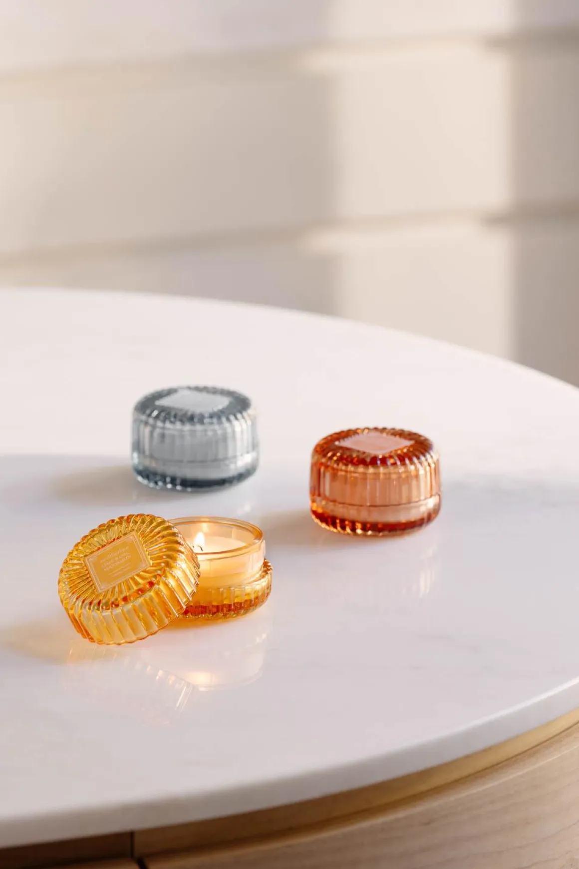 Duftlys krukke White Musk & Warm Vanilla