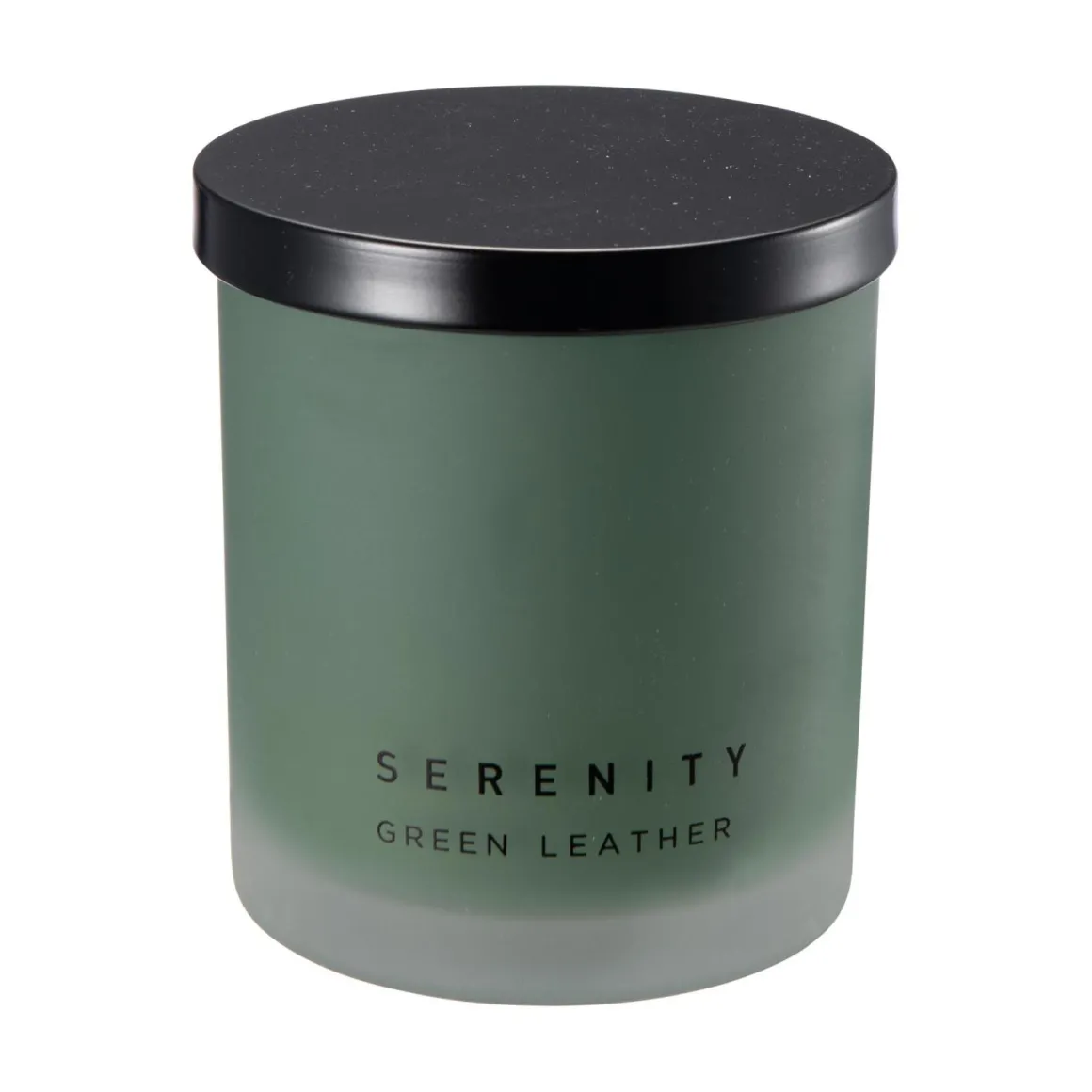 Duftlys Serenity Green leather