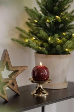 Festlys lakk kule bordeaux