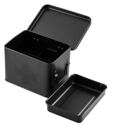 Førstehjelpskrin Sort