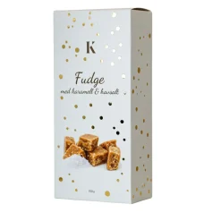 Fudge med karamell & havsalt