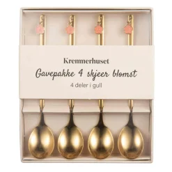 Gavepakke 4 skjeer blomst