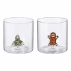 Glass Christmas 2pk