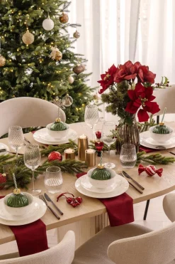 Glass julekule grønn