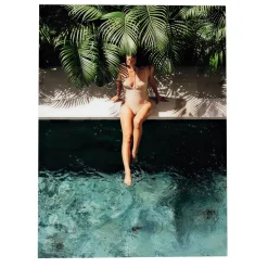 Glassbilde Basseng 60x80