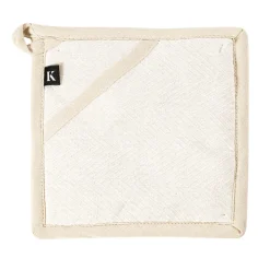 Gryteklut Herringbone 2 pk beige