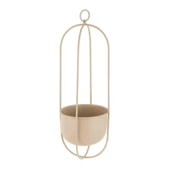 Hengepotte Singel 45 cm beige