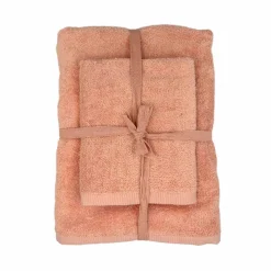 Håndklesett 2 pk, fersken