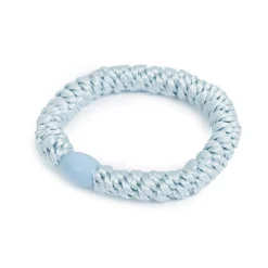 Hårstrikk blå m/lys blå perle