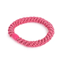 Hårstrikk Fucshia m/fuchsia perle