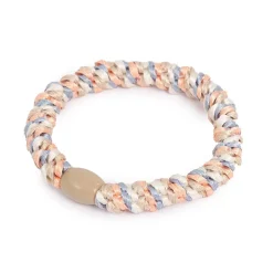 Hårstrikk Tuttifrutti Coral/blå/grå/beige