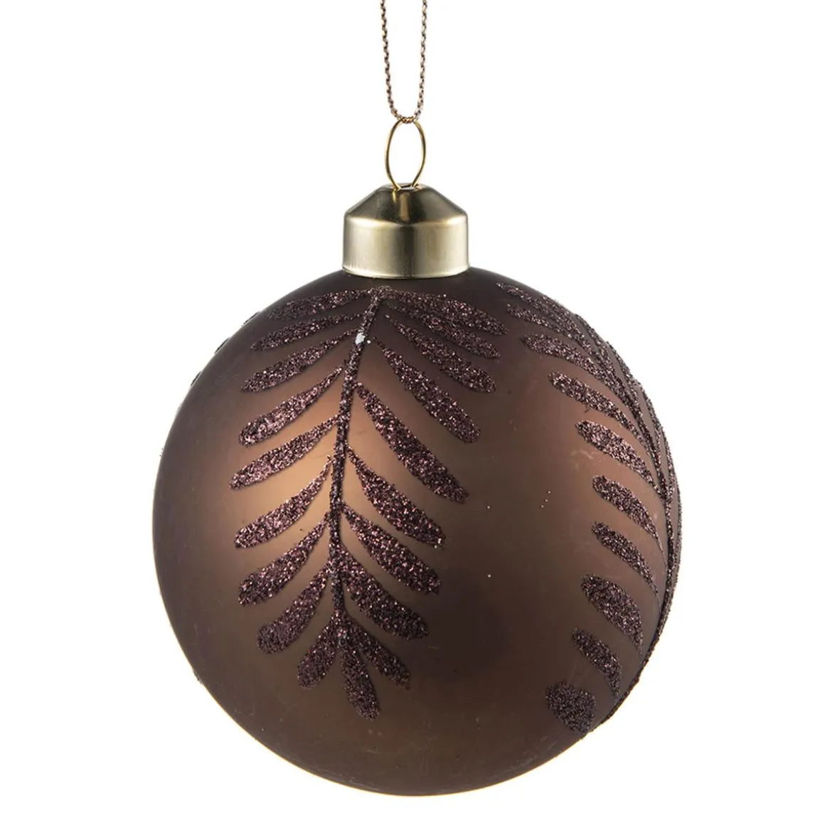 Julekule blader brun