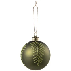 Julekule blader grønn