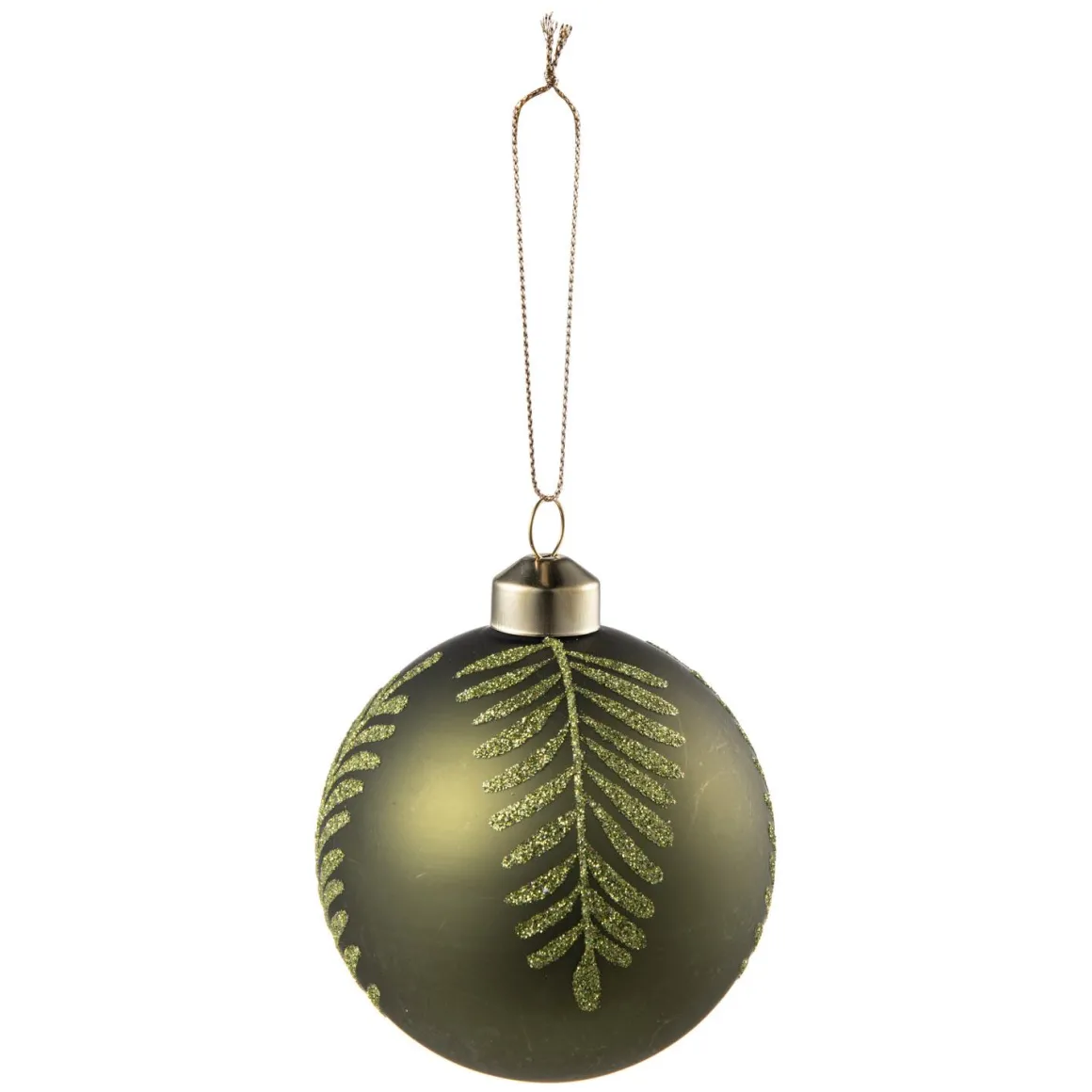 Julekule blader grønn