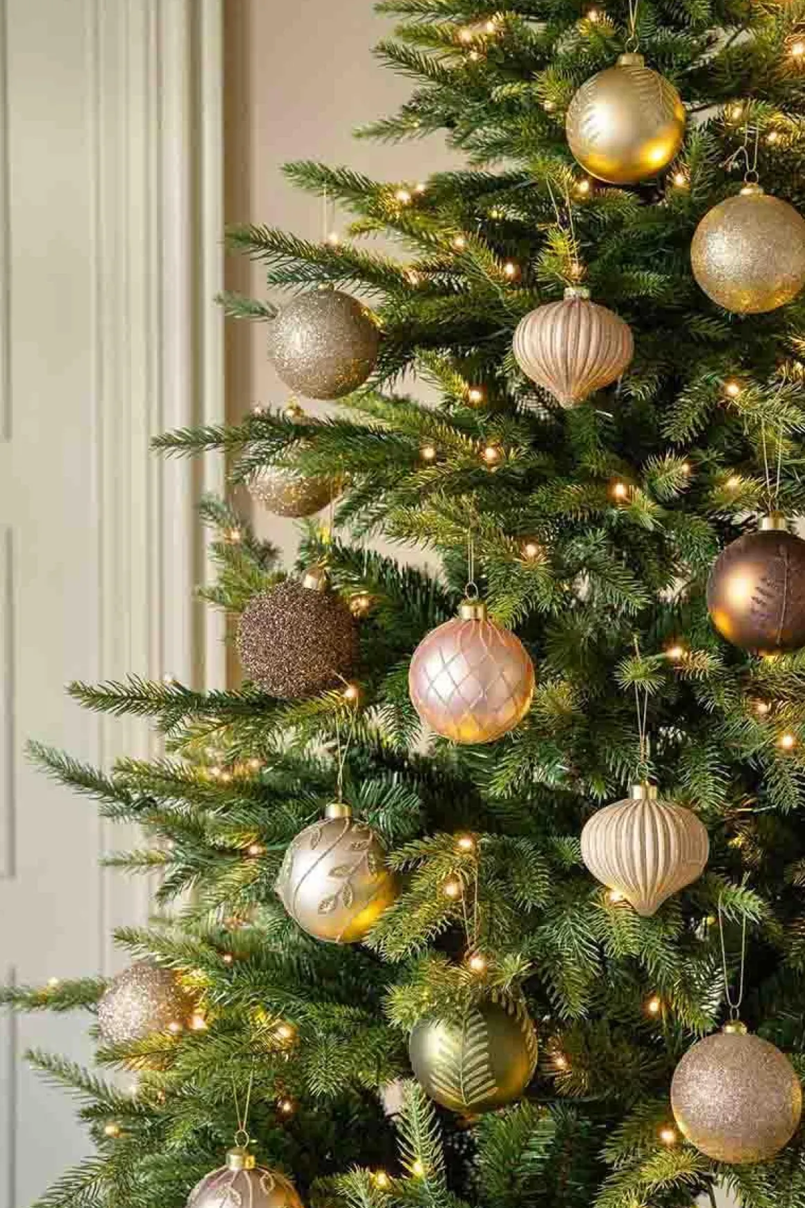 Julekule blader grønn