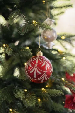 Julekule Dronning rød