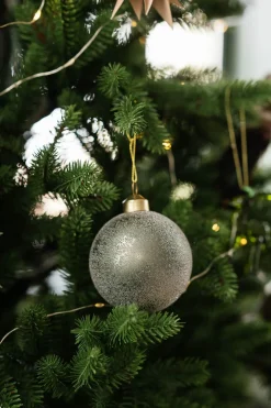 Julekule frost grønn