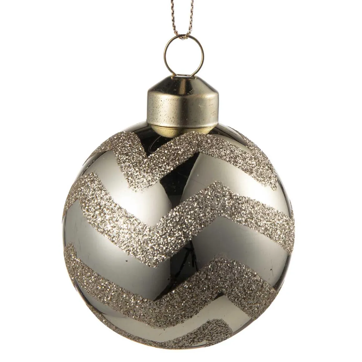 Julekule glitre gull