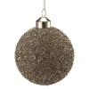 Julekule glitter perle gull