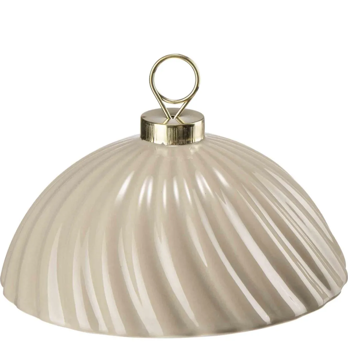 Julekule Krukke beige