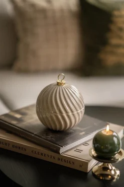 Julekule Krukke beige