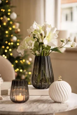 Julekule krukke hvit