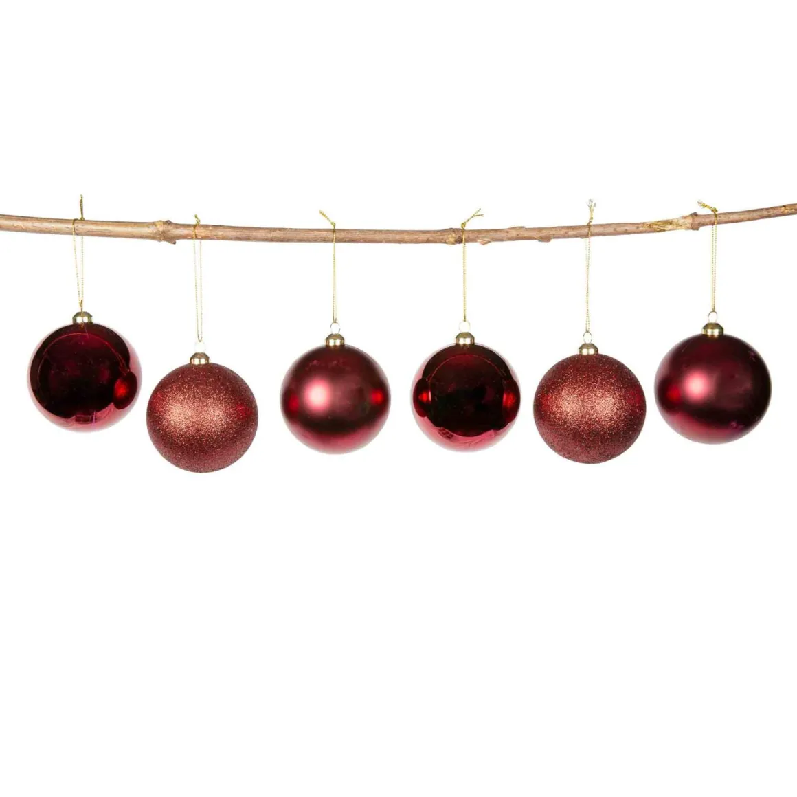 Julekule mix 6 pack rød