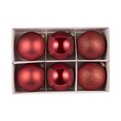 Julekule mix 6 pack rød