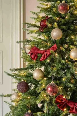 Julekule sparkle burgunder