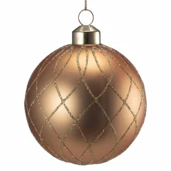 Julekule sparkle gull