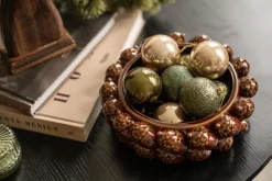 Julekuler 16 pk grønn