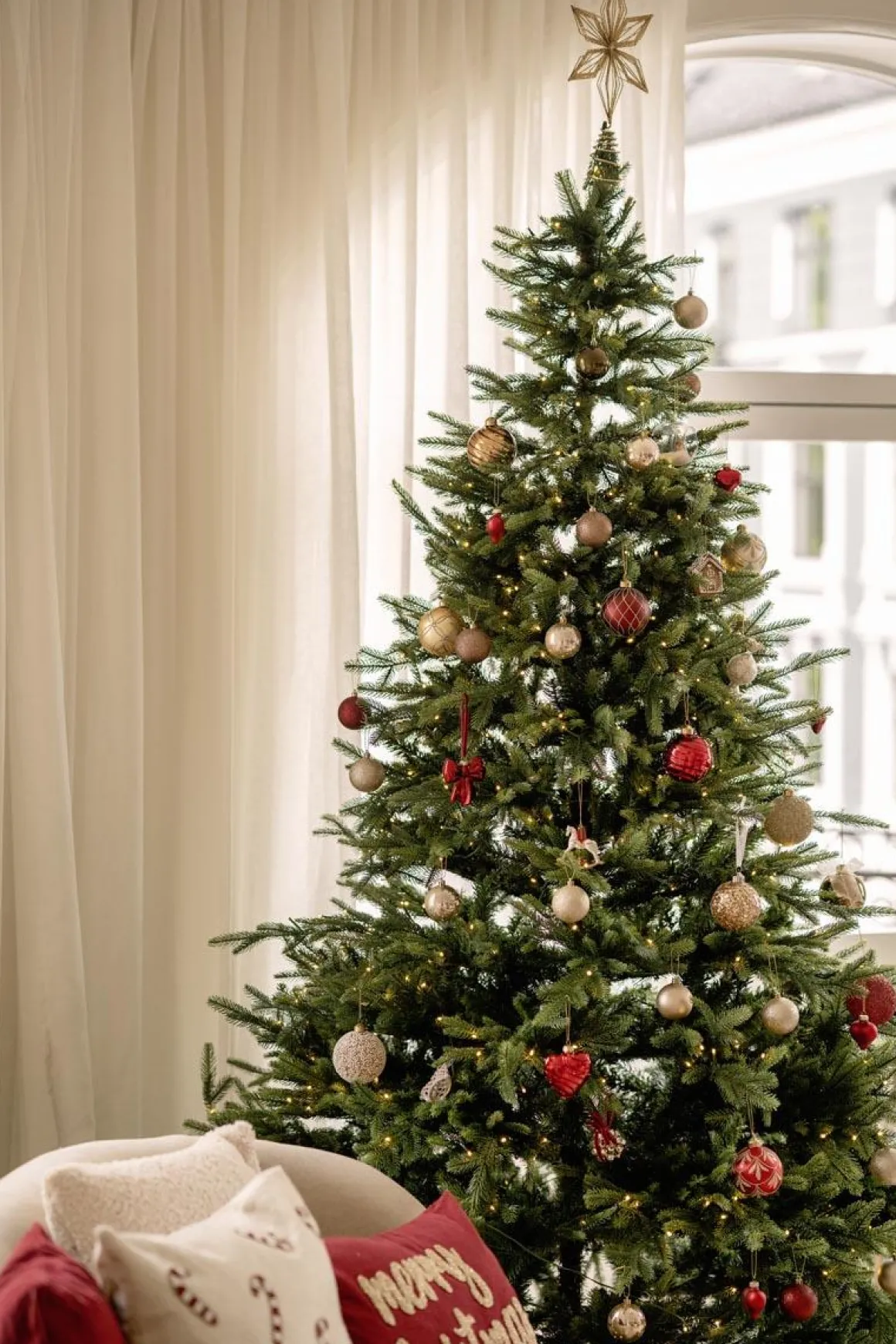 Juletre Gausta m/lys, 210 cm